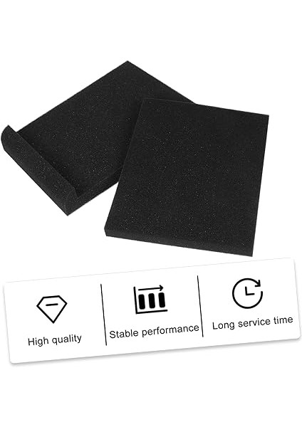 2 Adet Yüksek Yoğunluklu Hoparlör Izolasyon Pedleri Müzik Ekipmanı Için Darbe Sünger Matlar modelleri