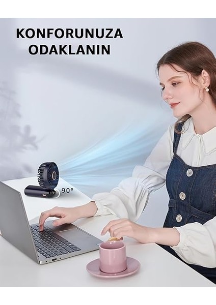 Elle Tutulabilir Dijital Göstergeli Vantilatör Fan – 5 Hız Ayarı, Şarj Edilebilir, Kompakt ve Hafif Tasarım, Düşük Gürültü Seviyesi, Taşınabilir El Fanı Asorti Renk fiyatları