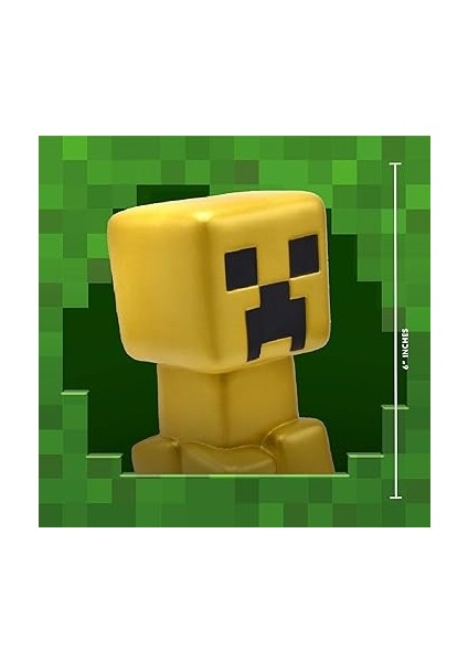 Toys Llc Sadece Oyuncaklar Minecraft Altın Creeper Mega Squishme modelleri