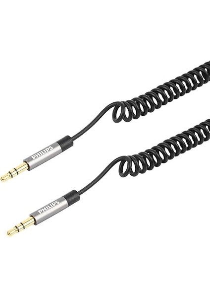 3.5 mm Jack Spiral Aux Ses Kablosu Siyah 1 Metre modelleri