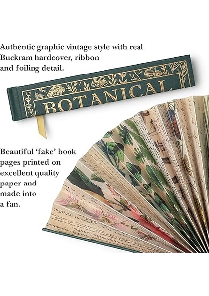 Kitap Şeklinde Yelpaze Botanical modelleri