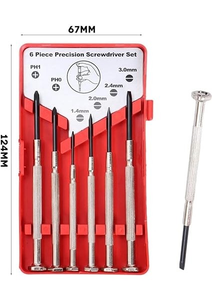 WP200508 6 Parça Saatçi Tornavida Seti modelleri