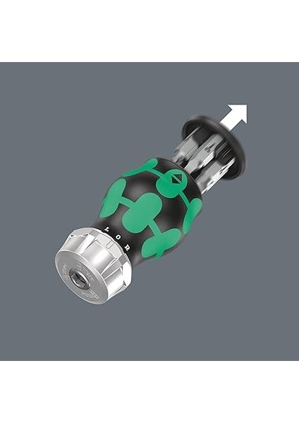 05008886001 Kraftform Kompakt Stubby Magazin Ra 4, Cırcırlı Kısa Tornavida, Uç Hazneli, 6 Parça modelleri