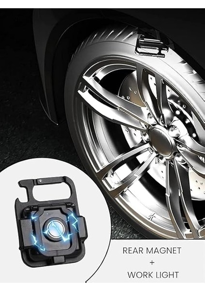 2 Adet Mini Taşınabilir LED Çok Fonksiyonlu Fener, Yüksek Lümen, Cob Anahtarlık, Dış Mekan Için Şarj Edilebilir Acil Durum Işığı, Mini Kamp Feneri (2) modelleri