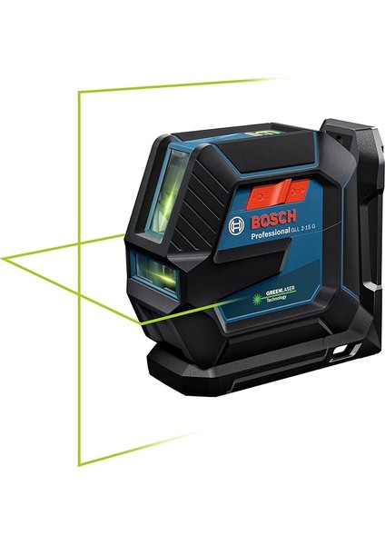 Professional Gll 2-15 G Çapraz Çizgi Lazeri, 15 Metre, LB10 Universal Tutucu