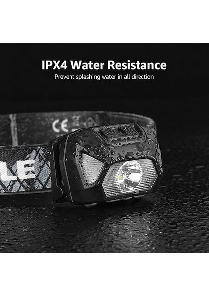 Le Kafa Lambası LED Şarj Edilebilir, 2000 Lux Süper Parlak Kafa Lambası Kırmızı Işık ve 6 Işık Modu, Ipx4 Su Geçirmez Hafif Alın Lambası, Yürüyüş, Kamp, Jogging Için Ideal [usb Kablosu Dahil] indirimleri