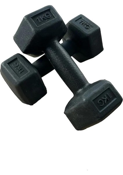 Plastik Dambıl Ağırlık Seti Köşeli Dambıl