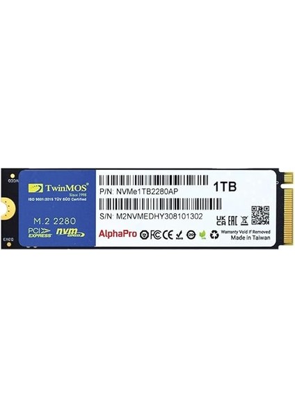 1tb M.2 Pcıe Gen3 Nvme SSD (3600-3250MB-S) NVME1TB2280AP Tlc 3dnand SSD fiyatları