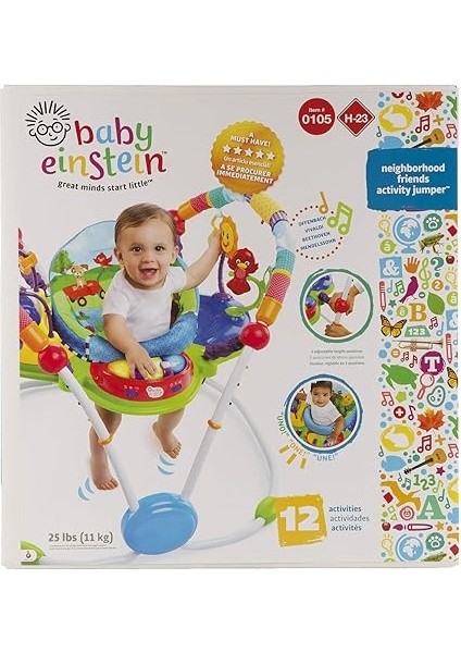 Einstein Semtteki Dostlar, 12'den Fazla Oyuncak, Piyano ve Işıklı Zıpzıp ve Aktivite Merkezi, 360 Derece Döndürülebilir modelleri