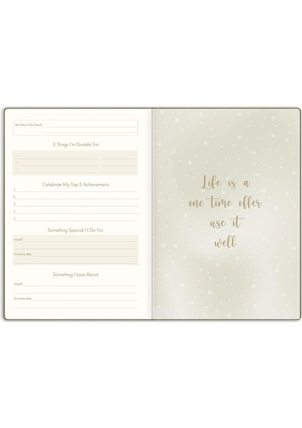 Color Keten Ciltli Süresiz Planlayıcı Yeşil 17X24 fırsatları