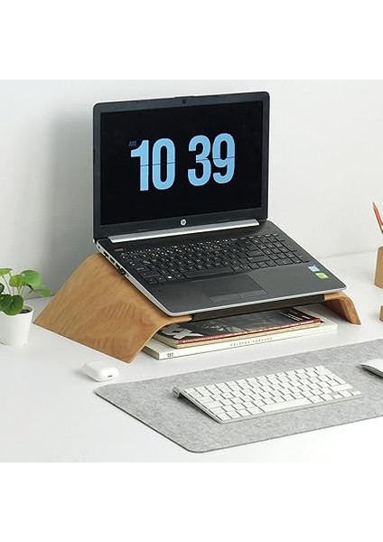 Wood Laptop Standı | Macbook Yükseltici | Laptop Yükseltici | Laptop Tutucu fiyatları