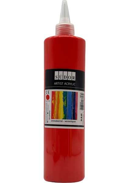 Akrik Boya 500 ml Vermiyon