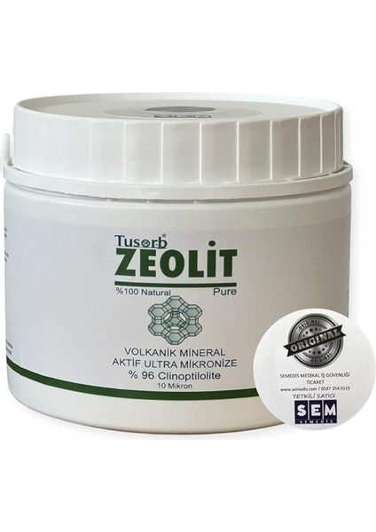 Zeolit/klinoptilolit Aktif Ultra Mikronize 10 Mikron Toz 300GR