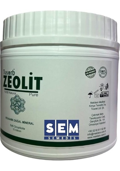 Zeolit/klinoptilolit Aktif Ultra Mikronize 10 Mikron Toz 300GR modelleri