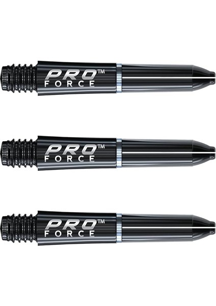 Pro-Force Dart Shafts Siyah Extra Short