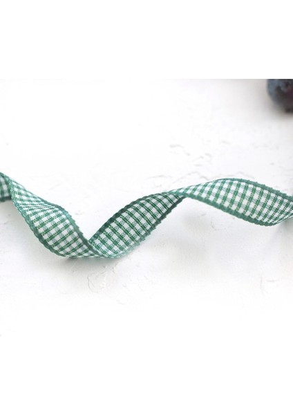 Yeşil Pötikare Kurdele, 1 cm 5 Metre fiyatları