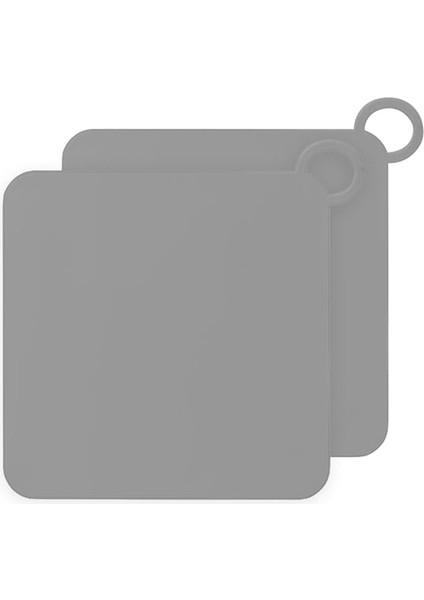 Duş Tahliye Kapağı, 2 Adet 15 cm Kare Silikon Zemin Tahliye Kapağı Tahliye Contası Tapası Koku Giderici Ped Duş Lavabosu, Tuvalet Banyo Mutfak Için (Gri)