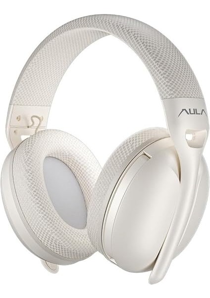 S6 3 Modlu Kablosuz 3.5mm Kablolu ve Bluetooth 5.3 Mikrofonlu Gaming Oyuncu Kulaklığı Krem Ultra Hafif Hafızalı Sünger 40MM Sürücülü Gürültü Önleyici fırsatları