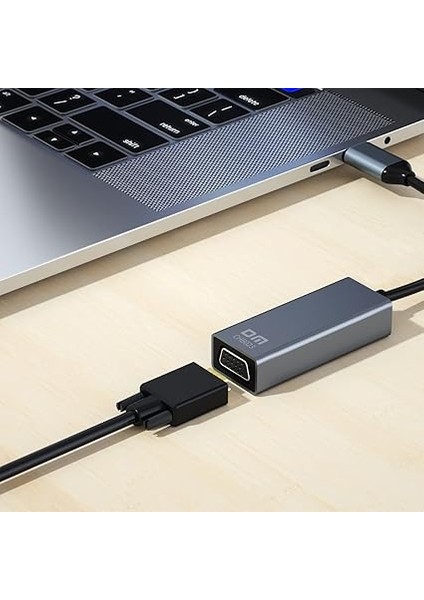 CHB023 Type-C To VGA 1080P 60Hz Çevirici Dönüştürücü indirimleri