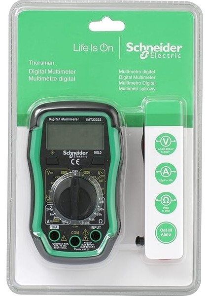 Electric Dijital Multimetre Cat Iıı 600V 1 IMT23222