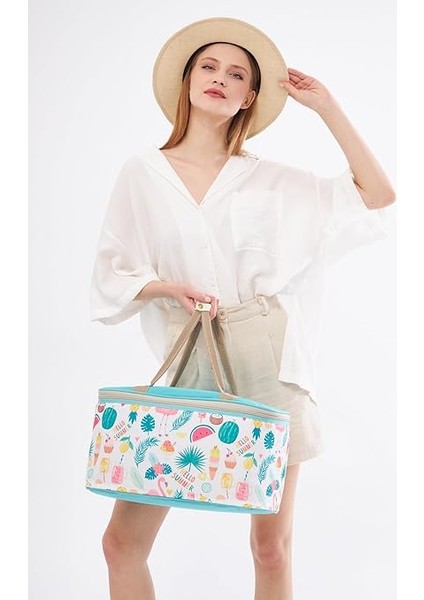 22 Litre Mavi Piknik/kamp Çantası Sepeti. Termal Termos Çanta (Sıcak-Soğuk Koruma Sağlar) Mavi fiyatları