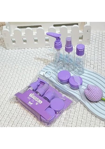 Life 9 Parça Çok Amaçlı Seyahat Tipi Krem Kutu Şişe Spatula Seti MIT1108 fiyatları