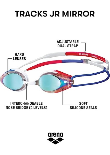Tracks Junior Mirror Goggles Çocuk Yüzücü Gözlüğü fiyatları