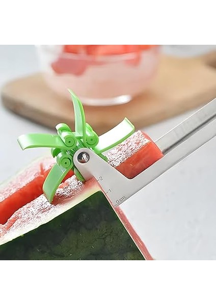 Pratik Paslanmaz Çelik Karpuz Dilimleyici | Ergonomik ve Güvenli Meyve Kesici indirimleri