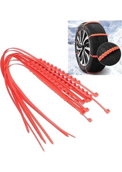 Yeni Nesil Pratik Kar Zinciri Lastik Zinciri 8'li Tekrar Kullanıma Uygun Pratik Tak Çıkar modelleri