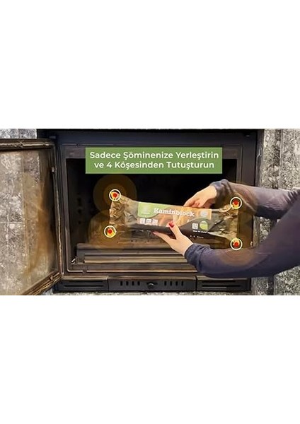 Bonga Lüx Şömine Odunu/kaminblock fiyatları