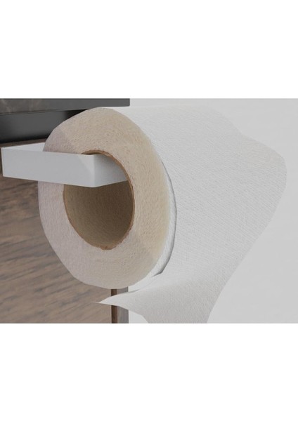 Metal Beyaz Yapışkanlı Tuvalet Kağıtlık, Yapışkanlı Wc Kağıtlık, Tuvalet Kağıdı Askısı 3m Yapışkanlı Tasarım modelleri