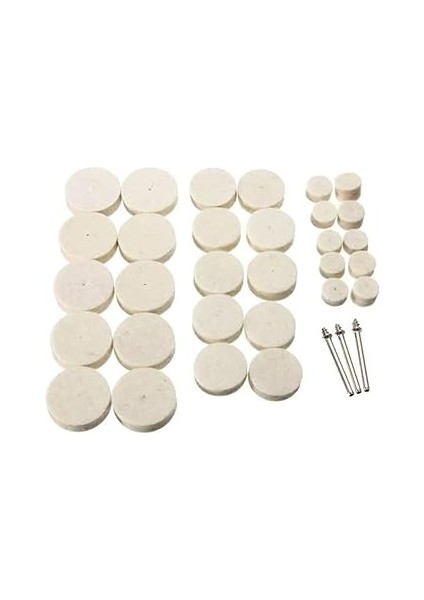 Tools Abrasive， 33PCS Soft Felt Electric Mill Polishing Buffing Wheel Mixed Set Accessory For Rotary Tools Abrasive Wheel fiyatları