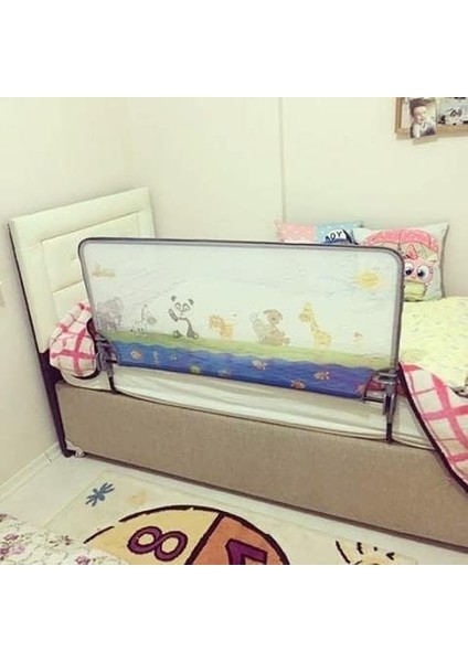 Baby AGU-105-120 Hayvan Desenli Katlanabilir Yatak Bariyeri, 120CM fiyatları