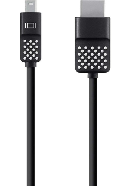 Mini 1.8 M Display Port To HDMI Cable 3m Siyah