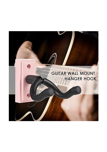 Gitar Montaj Askı Kancası Gitar Duvar Kancası Askı Katı Sağlam Siyah Metal Tutucu Askı Tüm Boyut Akustik Elektrik Bas Gitarlar Için Çok Fonksiyonlu Askı fırsatları