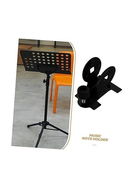 Katlanır Müzik Standı Arka Plaka Nota Kitapları ve Daha Fazlası Için Uygun Müzisyenler ve Öğrenciler Için Ideal Siyah modelleri