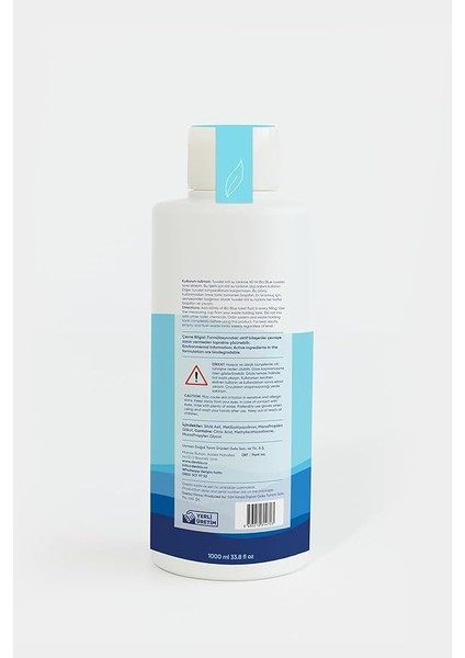 Bıo Blue 2'li Karavan Tekne Portatif Tuvalet Kimyasalı Mavi Atık Parçalayıcı 32DOZ Ölçek Hediye modelleri