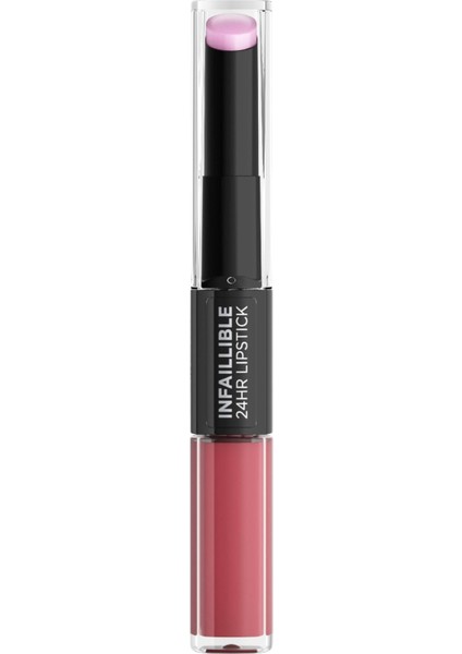 Parıs Infaillible 2-Step 24 Saat Kalıcı Likit Ruj &amp; Balm - 213 Toujours Teaberry