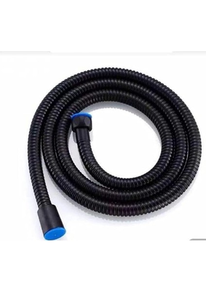 Örgülü Duş Hortumu Spiral Shower Hose, Siyah,duş Hortumu