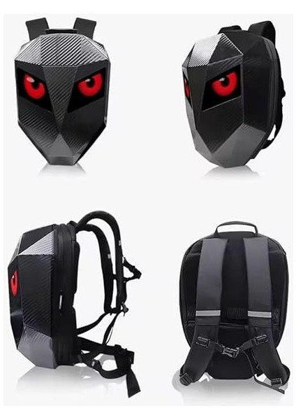 Ape Ledli Motosiklet Çantası 25 Modlu Mobil Kontrollü Akıllı Motorcu Sırt Çantası Gözlü Motorsiklet indirimleri