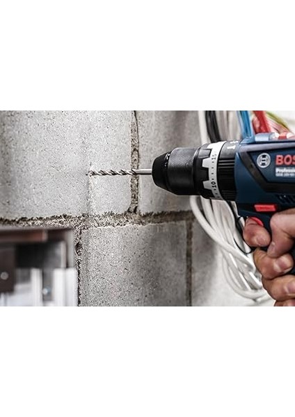 Professional Matkap ve Kırıcı Delici Uçları, Taş ve Beton, Gri, 3 Adet fırsatları