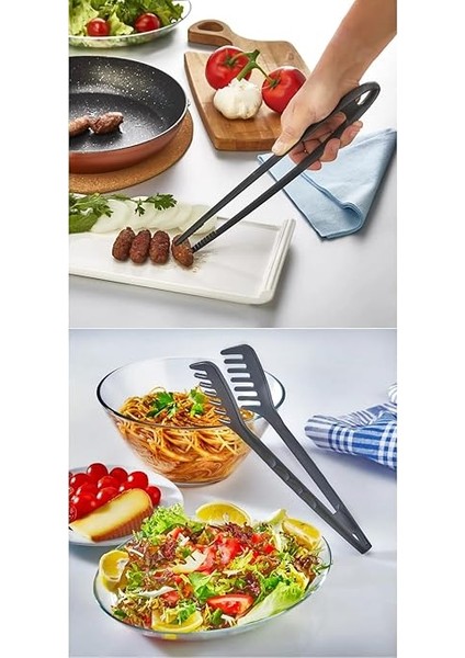 11 Parça Yanmaz Yapışmaz Teflon Kaplama Servis Seti Kepçe Kevgir Spatula Kaşık Plastik Servis Takımı fiyatları