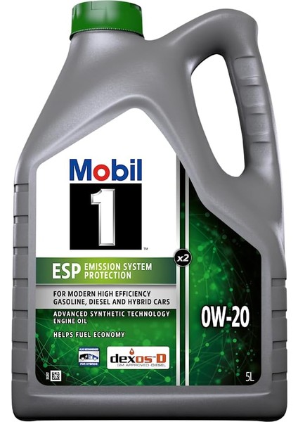 1 Esp X2 0W20 Motor Yağı 5 L