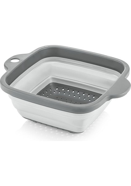 Akordiyon Kare Süzgeç 21 * 25 * 9,5 cm