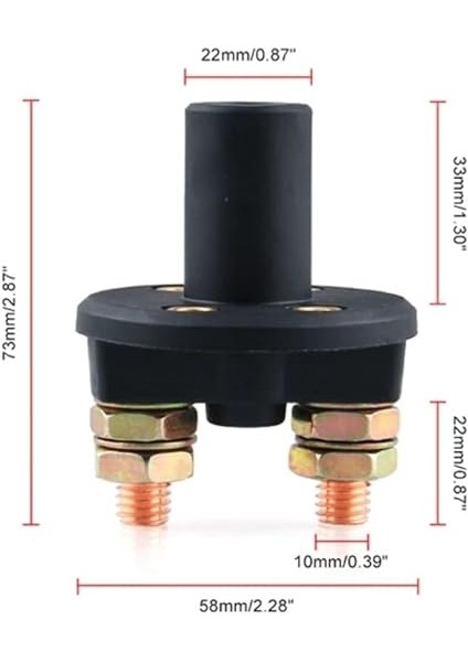 Şalteri Devre Kesici 12V-24V 300A modelleri