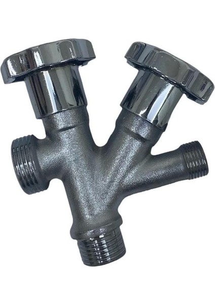 Çiftli Çatallı Çamaşır Makinesi Ara Taharet Musluk Ara Musluk