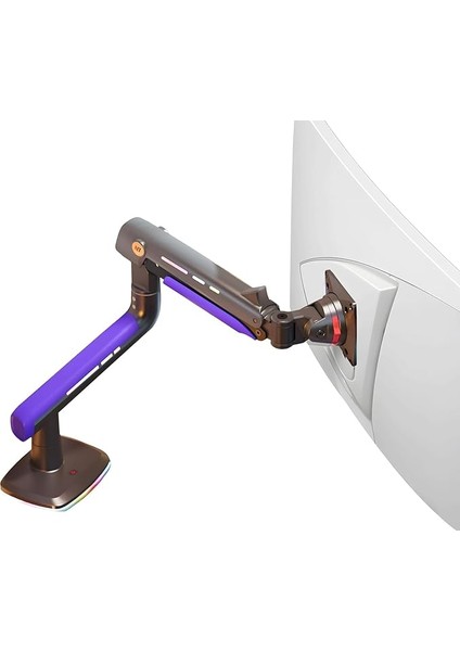 Bayou G60-GAMING, 2-20 kg Uyumlu, 32INCH-60INCH Aralığında Büyük Ekranlar Için Rgb Aydınlatmalı Oyuncu Monitör Standı