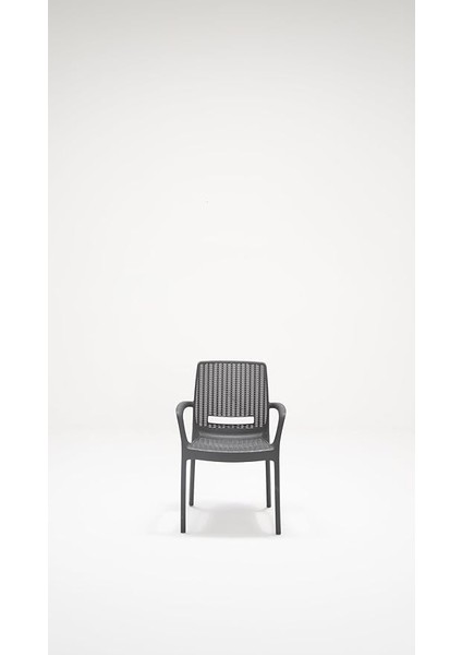 Rattan Lüx Camlı 90X150 Bahçe&amp;balkon&amp;teras Masa Seti - Antrasit modelleri