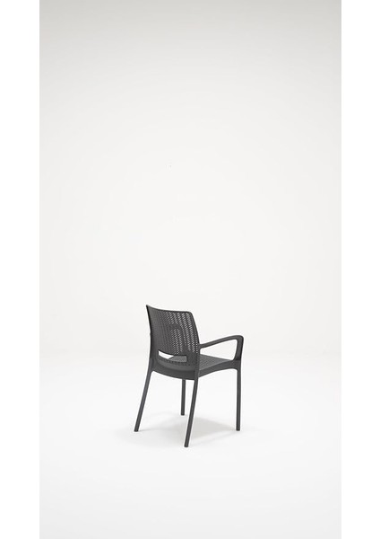 Rattan Lüx Camlı 90X150 Bahçe&amp;balkon&amp;teras Masa Seti - Antrasit fırsatları