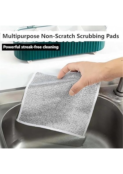 Bulaşık Bezi (5 Adet Çoklu Paket) Çizdirmez Bulaşık Teli,çok Amaçlı Ovalama Bezi (5 Adet Çoklu Paket) fırsatları